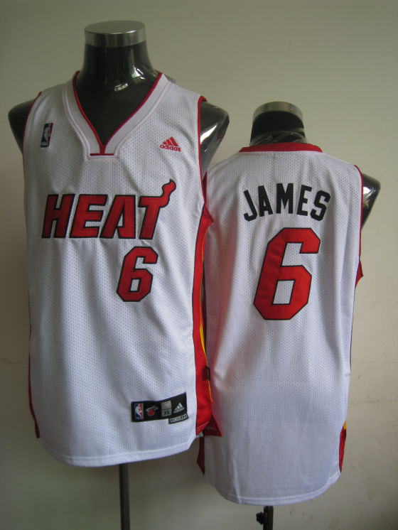 Miami Heat James White Red Black Jersey